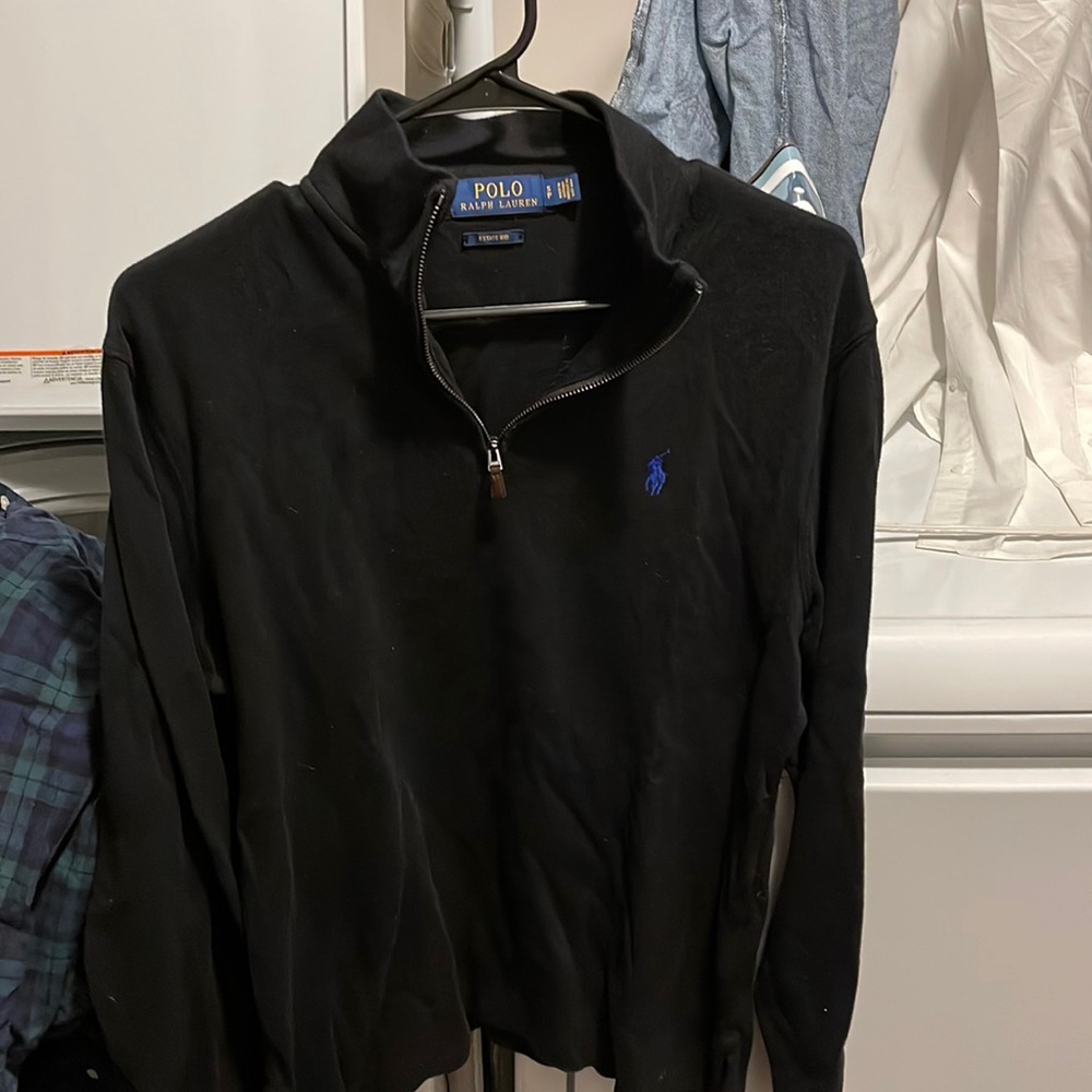 polo ralph lauren quarter zip sweater